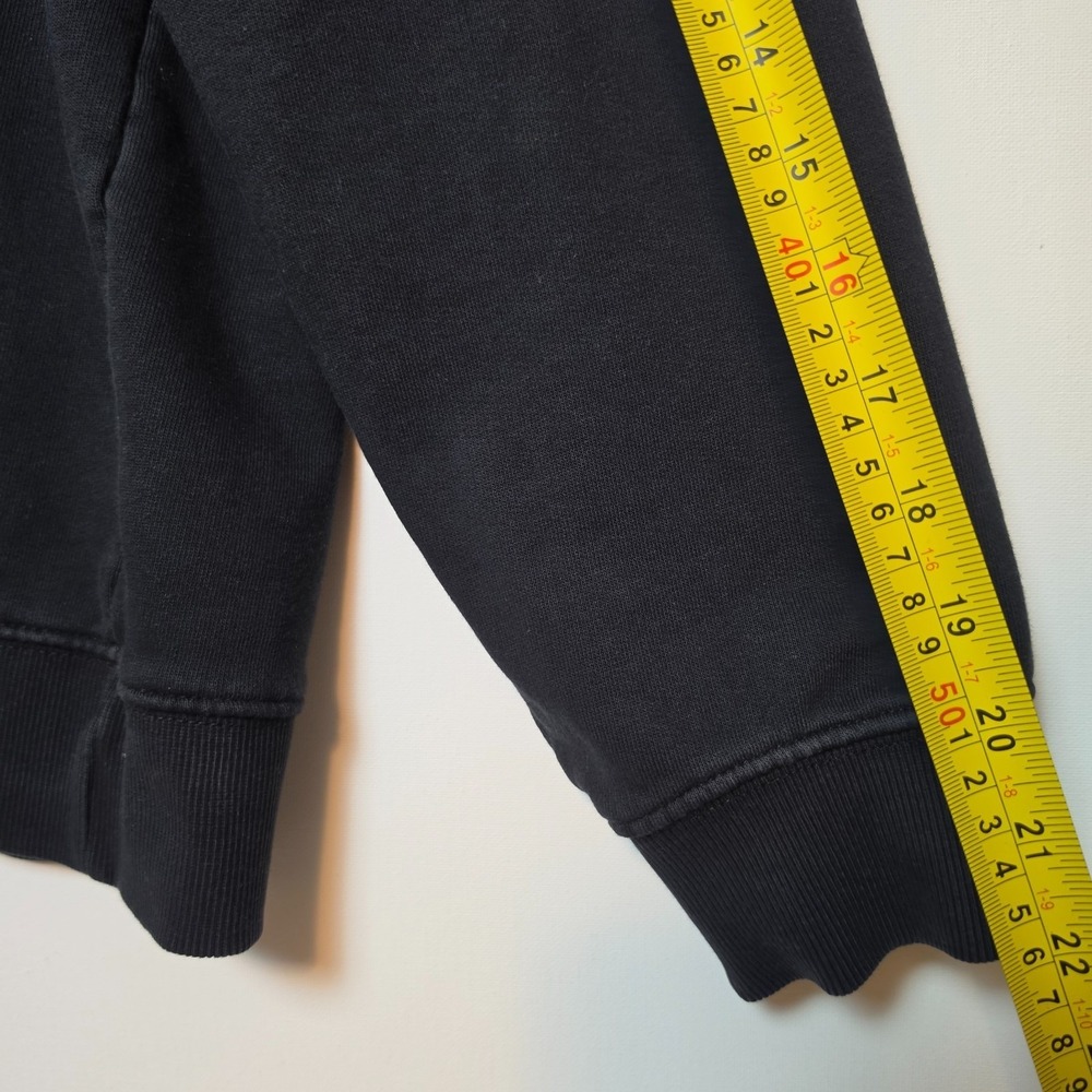 H&M Loose Fit Crewneck Sweatshirt Solid Black Size Medium - Picture 6 of 10